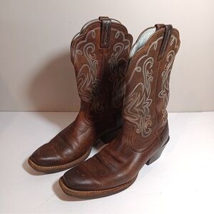 Ariat Brown Western Cowboy Boots